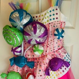 CHASING FIREFLIES WISHCRAFT GIRLS TULLE TIER CANDY PRINCES HALLOWEEN COSTUME 14